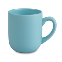 Coffee mug 290 ml matte light color blue carton 36 pcs.