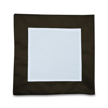 Pillowcase 40x40 suede - brown + insert