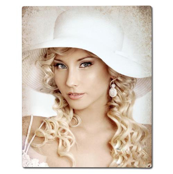 Photo panel white 70x70 (aluminum) glossy ChromaLuxe (3051) - sale !