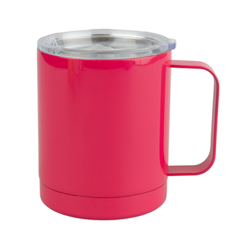 Steel mug 330 ml light color pink