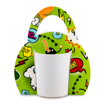 Packaging/ cup holder - comicbook pattern