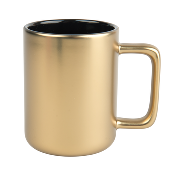 Mug 360 ml matte gold inner black carton 36 pcs.