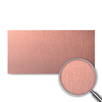 4MD aluminum sheet 30x60 cm brushed brown