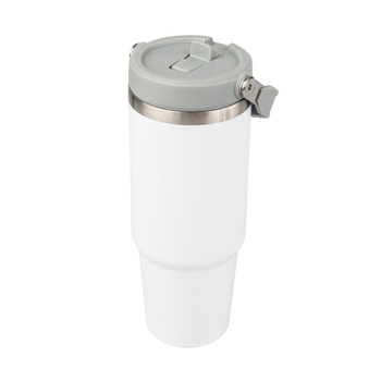 Trip 900 ml steel mug - white