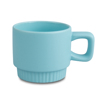 Mug 300 ml Fedra light color blue carton 36 pcs.