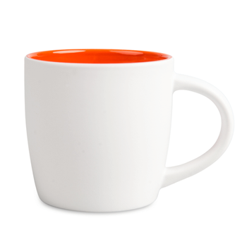Boston mug for engraving white matte - inner orange carton 36 pcs.