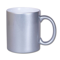 Silver pearl mug