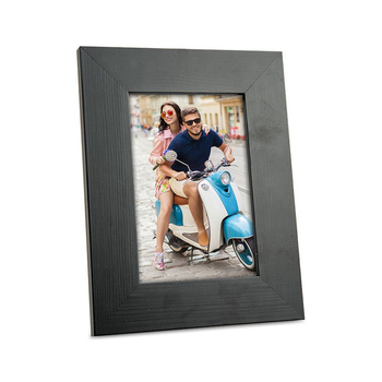 Wooden frame for 10x15 photos - black color