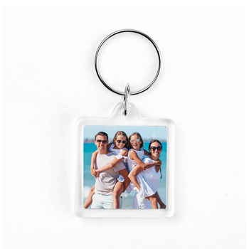 CR_32 acrylic key ring - 32x32 mm (kpl. 5 pcs.)