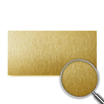 4MD 30x60 cm gold brushed aluminum sheet