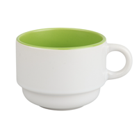 Solo 170 ml cup inner light green carton 48 pcs.