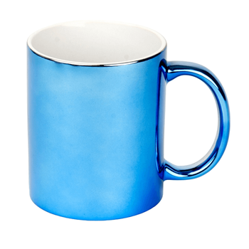 Mug metallic blue - glossy carton 36 pcs.