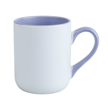 Coffee mug 330 ml Combo - handle and inner light purple