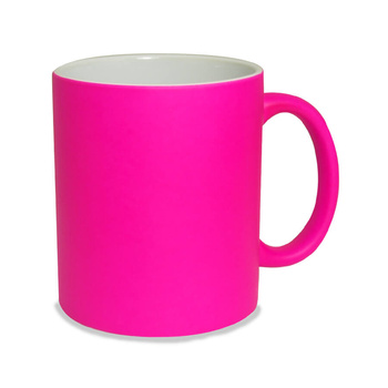 Neon mug - pink carton 36 pcs.