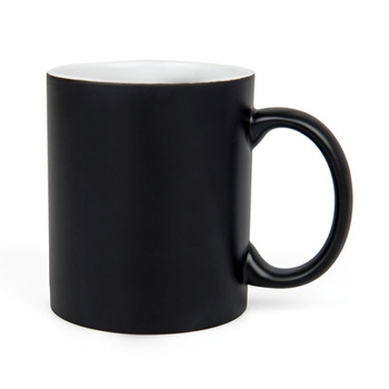 Mug for engraving matte black - inner white carton 36 pcs.