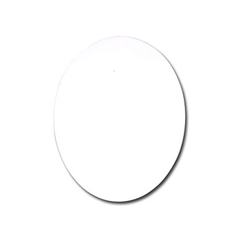 Fridge magnet oval 9x6.5 cm