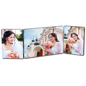 Photo-panel Hardboard triple 13x18/ 9x13 (x2) ChromaLuxe(4002) - sale !