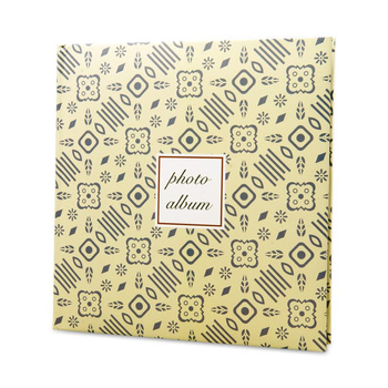 Sewn pocket album 10x15/200 photos - patterns beige