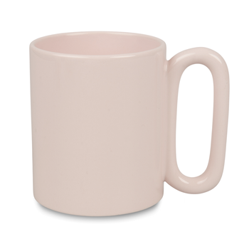 Mug light color ear oval pink carton 36 pcs.