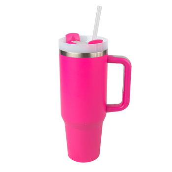 Travel 1200 ml steel mug Travel 1200 ml engraved/UV - pink
