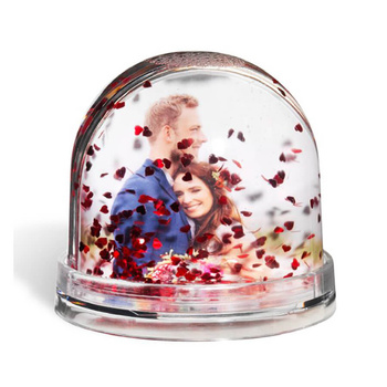 Photo water ball - heart petals