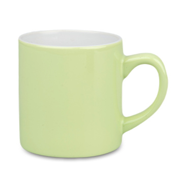Mug light color mini green with cardboard box 48 pcs.