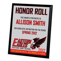 MDF plate for sublimation 17.78x22.86 (black edge) Unisub (1002)