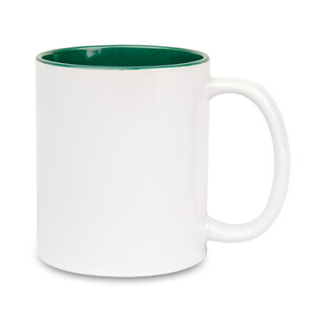 Mug white - inside green carton 36 pcs.