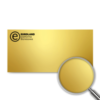 4MD aluminum sheet for engraving 30x60 cm gold/black matte