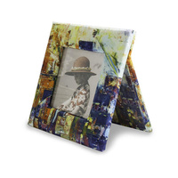 Cardboard frame /canvas texture/ 10x10 cm (pattern 9206)