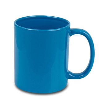 Shiny blue mug