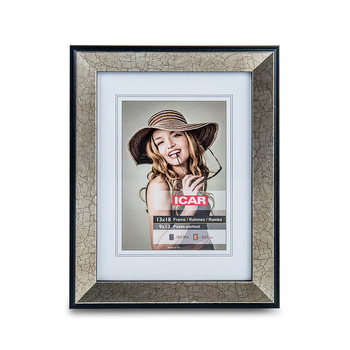 Wooden photo frame 13x18 - DRI_R_24 - silver color