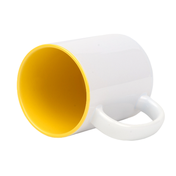 Mug white - inside yellow carton 36 pcs.