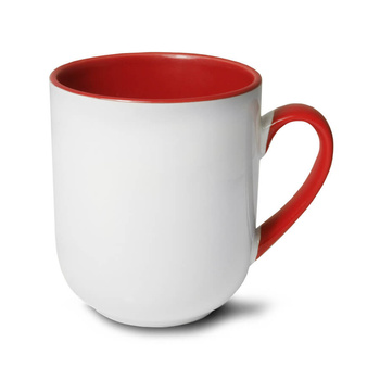 Coffee mug 290 ml Combo - handle and inside red