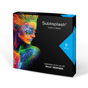 Sublisplash cartridge for Ricoh SG3210 (33ml) Cyan