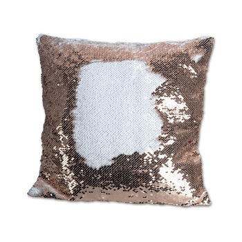 Sequin pillowcase - gold champagne/white - sale !