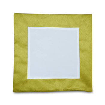 Pillowcase 40x40 suede - yellow + insert