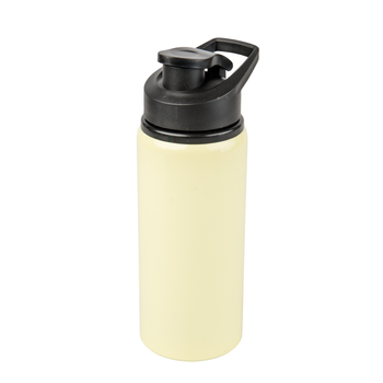 Aluminum bottle 600 ml Active Flip Top - yellow set of 5 pcs.