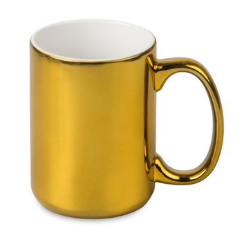 Mug 440 ml gold metallic glossy carton 36 pcs.