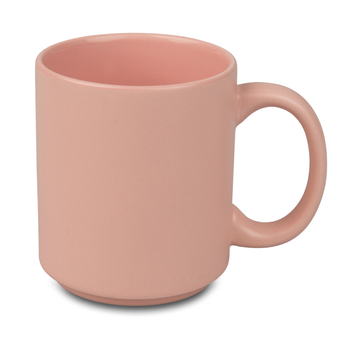 Mug 330 ml light color matte pink
