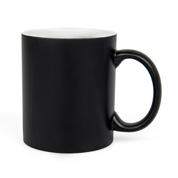 Mug for engraving matte black - inside white