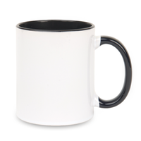 Combo white mug - black inside and handle
