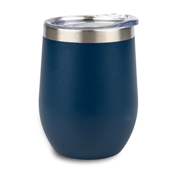 Wine Cup steel mug for engraving - blue