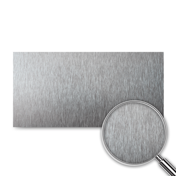 4MD aluminum sheet 30x60 cm brushed silver
