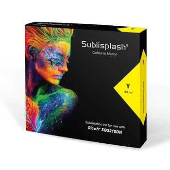 Sublisplash cartridge for Ricoh SG3210 (33ml) Yellow