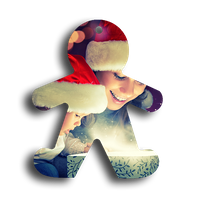 Aluminum ornament decorative Gingerbread Man (4330)