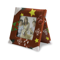 Cardboard frame /canvas texture/ 10x10 cm (pattern 9191)