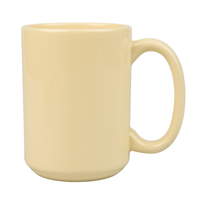 Mug 440 ml light color yellow