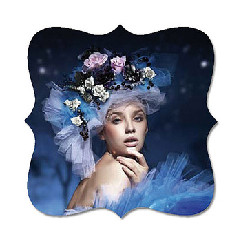 Photo panel white Prague 20,7x20,7 (aluminum) glossy ChromaLuxe (4158) sale !