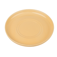 Plate - cup saucer Macaroni yellow